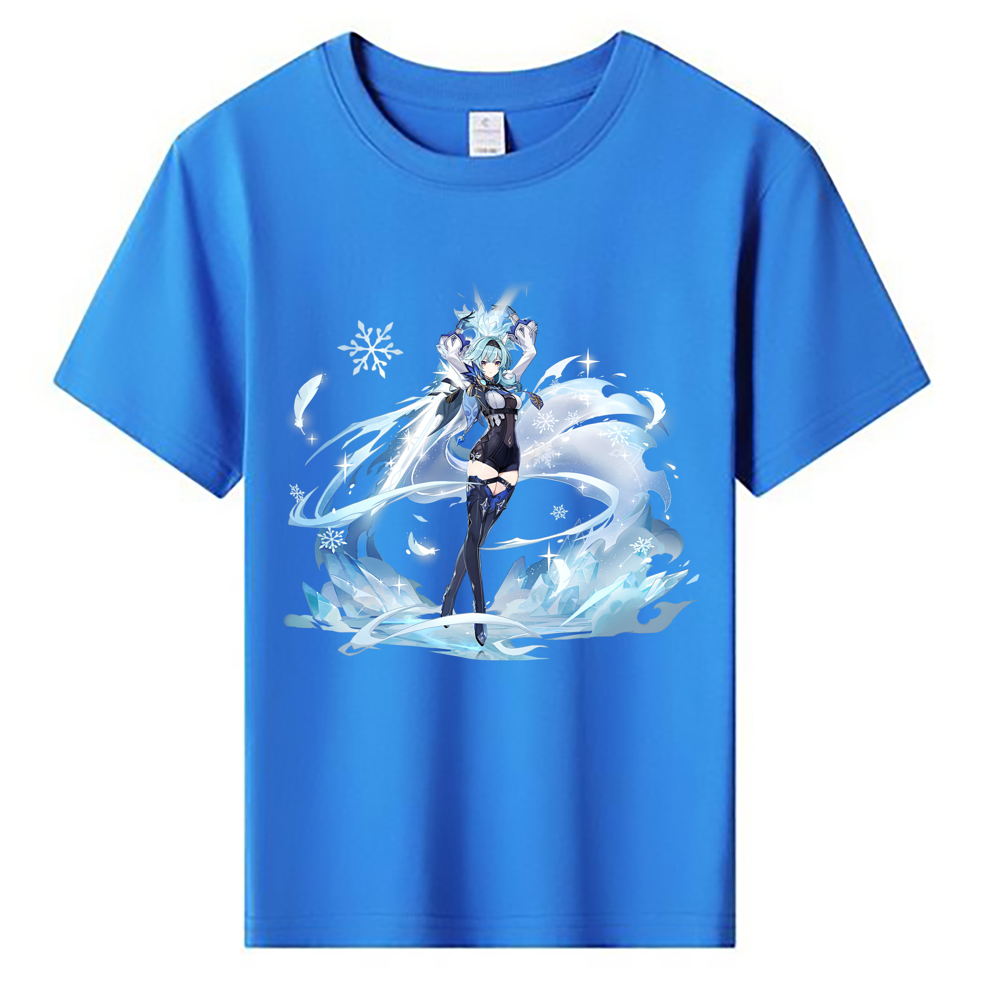 げんし神 优菈 ゆうら genshin Yūra 綿100％キッズTシャツ（フロントプリント）